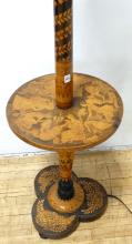 DUTCH MARQUETRY FLOOR LAMP