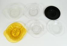 6 PIECES PATTERN GLASS
