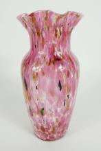 SPATTER GLASS VASE