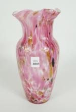 SPATTER GLASS VASE