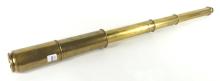 CIRCA 1800 BRASS TELESCOPE