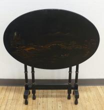 TILT-TOP TEA TABLE