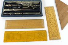 ANTIQUE DRAWING INSTRUMENTS