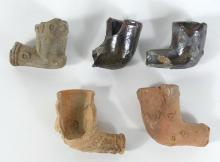 COLLECTION OF PAMPLIN TRADE PIPES