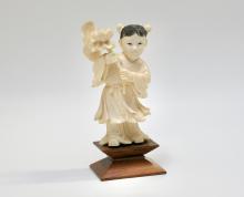 ANTIQUE CARVED FIGURE