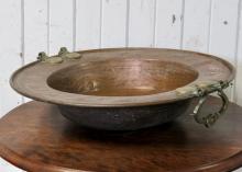 ANTIQUE EASTERN COPPER  BOWL