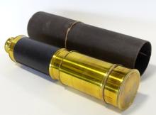 ANTIQUE FRENCH NAUTICAL TELESCOPE