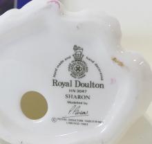 ROYAL DOULTON "SHARON" AND BOOKLET