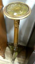 ANTIQUE GILTWOOD PEDESTAL