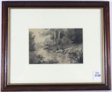 EARLY LONDON, ONTARIO WATERCOLOUR BY GEORGE WORMOLD