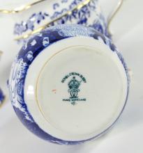 ROYAL CROWN DERBY "BLUE MIKADO" CREAMS & SUGARS