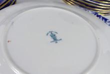 ROYAL CROWN DERBY "BLUE MIKADO" PLATES