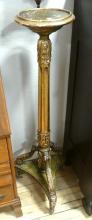 ANTIQUE GILTWOOD PEDESTAL