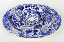 ROYAL CROWN DERBY "BLUE MIKADO" SERVING TRAYS