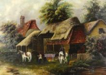 ANTIQUE BRITISH SCHOOL OIL