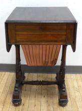 VICTORIAN ROSEWOOD WELL WORK TABLE