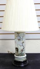 HAND-PAINTED TABLE LAMP