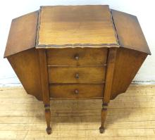 WALNUT SEWING CABINET