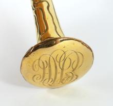 GOLD PARASOL HANDLE