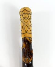 18TH CENTURY WALKING STICK WITH PROVENANCE