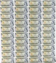 TWO SHEETS OF UNCUT $1.00 BILLS