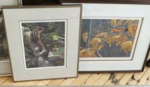 THREE FRAMED LIMITED EDITION PRINTS