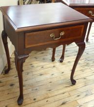 PAIR OF HICKORY FURNITURE SIDE TABLES