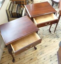 PAIR OF HICKORY FURNITURE SIDE TABLES