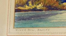 BANFF RIVER WATERCOLOUR