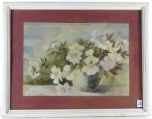 ANTIQUE STILL LIFE WATERCOLOUR
