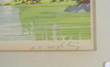 PAIR A.C. LEIGHTON PRINTS