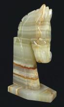 PAIR MEXICAN ONYX BOOKENDS