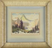 PAIR A.C. LEIGHTON PRINTS