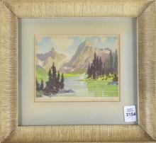 PAIR A.C. LEIGHTON PRINTS