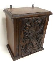 HANGING DUTCH OAK CABINET