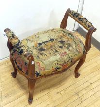 FRENCH FIRESIDE BENCH