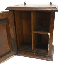 HANGING DUTCH OAK CABINET