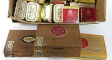 CIGARETTE TINS, ETC.