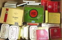 CIGARETTE TINS, ETC.