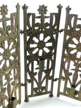 CAST IRON FIREPLACE SCREEN