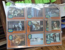 BOX LOT OF STAR WARS AND ENTERTAINMENT CARDS