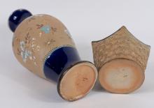 TWO DOULTON LAMBETH VASES