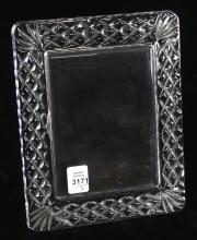 2 WATERFORD CRYSTAL PHOTO FRAMES