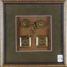 TWO FRAMED CURIOS