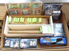 BOX LOT OF STAR WARS AND ENTERTAINMENT CARDS