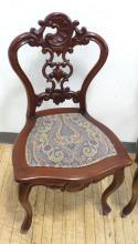 PAIR OF IMPORTED SIDE CHAIRS