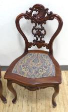 PAIR OF IMPORTED SIDE CHAIRS