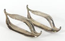 PAIR SIGNED NAPKIN RINGS