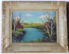 THREE OIL PAINTINGS