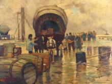ANTIQUE OIL ON BOARD